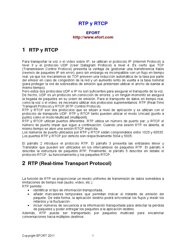 RTP Es Efort | PDF