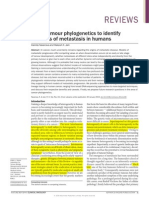 Reviews: Using Tumour Phylogenetics To Identify The Roots of Metastasis in Humans