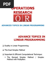 Post Optimality Analysis