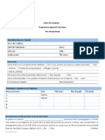 Fiche Inscription Apprentis