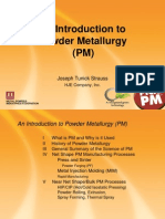 An Introduction To Powder Metallurgy (PM) : Joseph Tunick Strauss