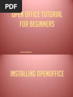 Open Office Tutorial