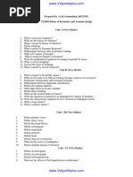 Prepared by:A.M.Arunmohan, AP/CIVIL CE2403 Basics of Dynamics and Aseismic Design