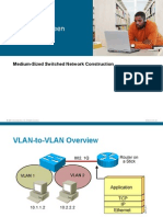 Routing Between Vlans: Medium-Sized Switched Network Construction