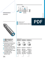 Ultrasonic Sensor: Operating Distance 30 ... 250 MM