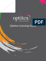 Optitex Licensing Guideq