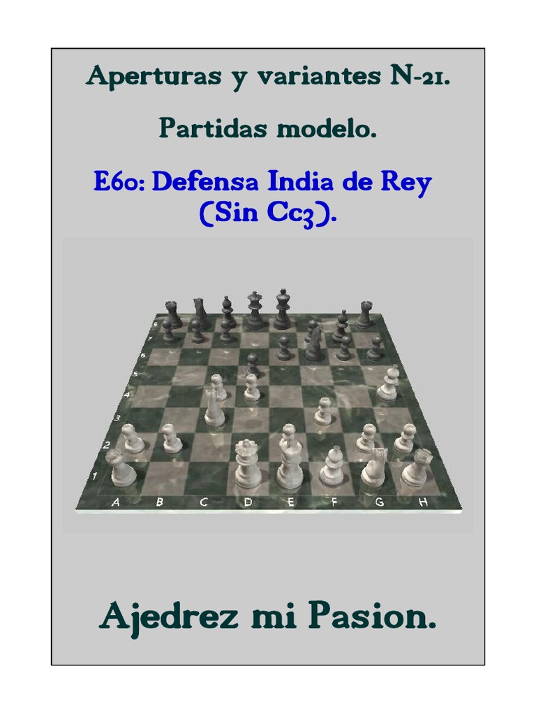 Defensa India De Rey Libro Pdf