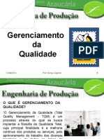 Seminário - Gerenciamento Da Qualidade - Prof Sérgio Zagonel