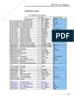 Power Supply Board Parts Lists