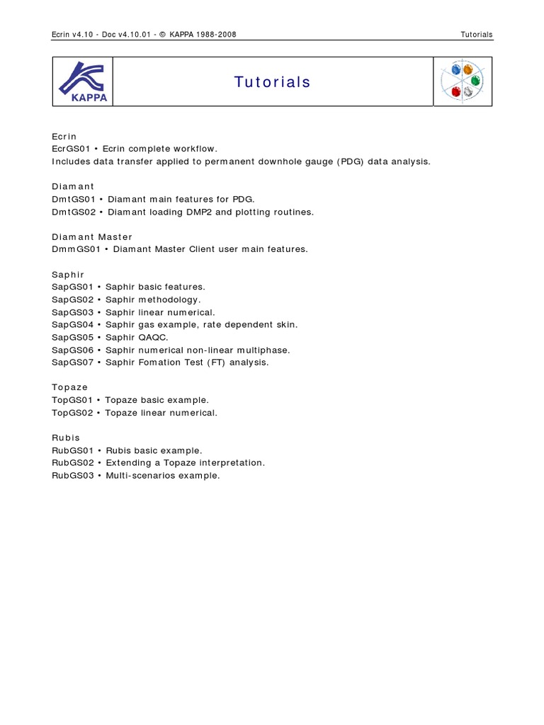 KAPPA Tutorial | PDF | Technology & Engineering
