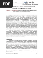 Ontología de La Imagen Fotográfica Análoga