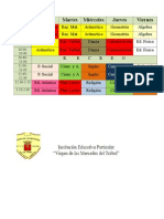 Horario Horizontal