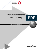 Arbor BP 9-1 Database Reference Volume 1