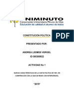 Constitución Política Características de 1991
