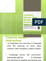 Content-Based, Task - Based, and Participatory Approaches: Practice II - 2014 Camila Roldán, Federico Ramonda