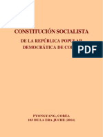 Constitución de Corea Popular y Democrática (Corea Del Norte)