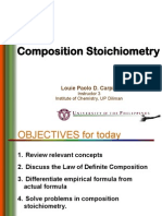 5th Day Composition Stoichiometry