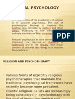 Pastoral Psychology: Pastors Clergy Congregations