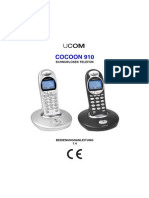 Manual Cocoon 910 DE