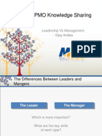 Management Vs Leadership