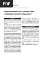 CINÃTICA QUÃMICA DE REAÃÃECinéticaS QUÃMICAS