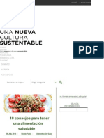 10 Consejos para Tener Una Alimentación Saludable