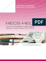 Hecs-Help: Commonwealth Supported Places Information For 2015