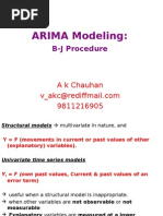 ARIMA Modeling:: B-J Procedure