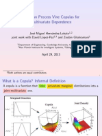 Gaussian Process Vine Copulas For Multivariate Dependence