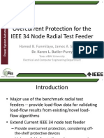 Overcurrent Protection for the IEEE 34 Node Radial Test Feeder
