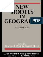 New Models in Geography - Vol - II - Peet PDF