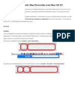 Atajos para Mac OS X