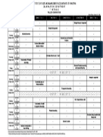 Time Table Fall 2014