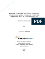 Download Analisis Pengaruh Kepuasan Kerja Dan Lingkungan Kerja Terhadap Turnover Intention Pada Pt by Pieter Andrian SN253834297 doc pdf