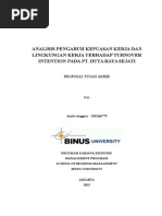 Download Analisis Pengaruh Kepuasan Kerja Dan Lingkungan Kerja Terhadap Turnover Intention Pada Pt by Pieter Andrian SN253834297 doc pdf
