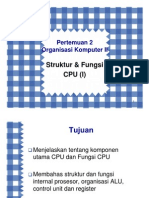 Stuktur & Fungsi CPU