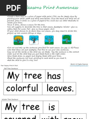 Four Seasons Print Awareness