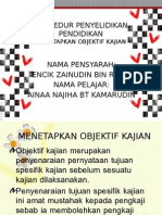 Prosedur Penyelidikan Pendidikan