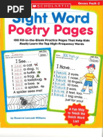 Download Lanczak Williams r Sight Word Poetry Pages Grad by Katya Sherban SN253848160 doc pdf