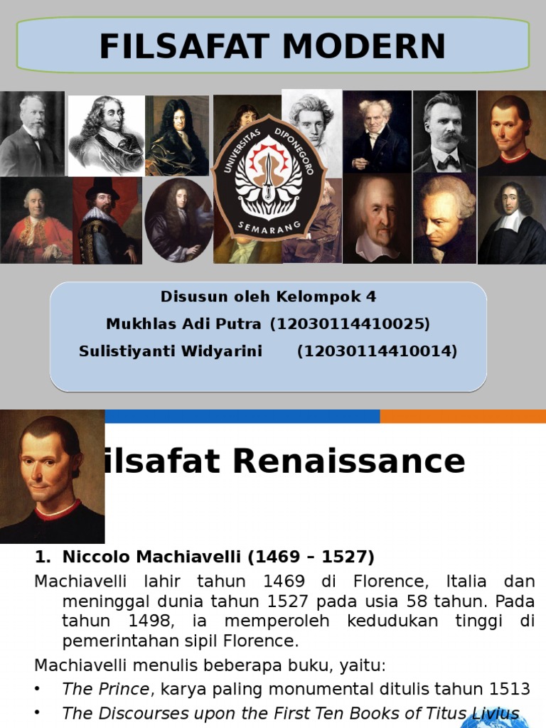 PPT Filsafat Modern  PPT Filsafat Modern