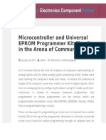 Microcontroller and Universal EPROM Programmer Kit Circuit in The Arena of Communication
