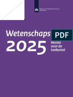 Wetenschapsvisie 2025 Keuzes Voor de Toekomst