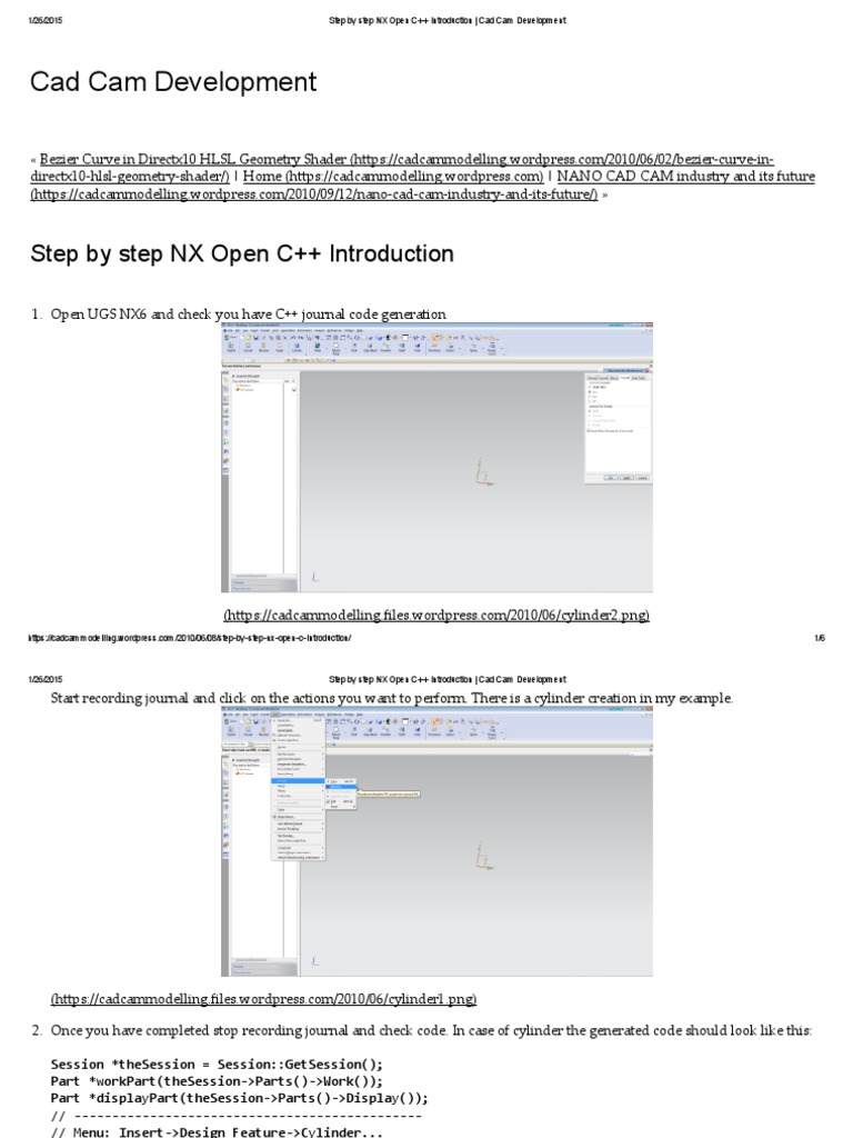 NX Open C++ Programming Guide | PDF | Software Engineering | Computer ...