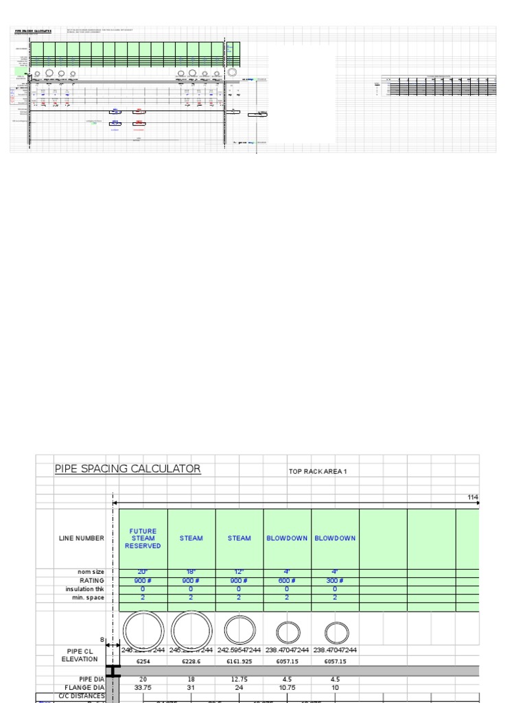 Pipe Spacing Calculator | PDF