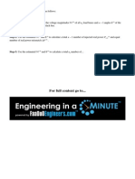 For Full Content Go To... : Step-1: Choose The Initial Values of The Voltage Magnitudes - V