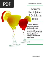 Packaged Fruit Juices & Drinks in India
