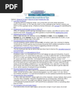 Download General Microsoft Excel Tips by saharsweet SN25386499 doc pdf