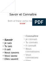 savoir et connatre