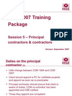 Session5 Principal Contractors & Contractors