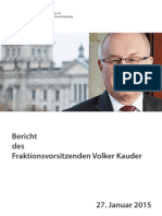 Bericht des Fraktionsvorsitzenden Volker Kauder 